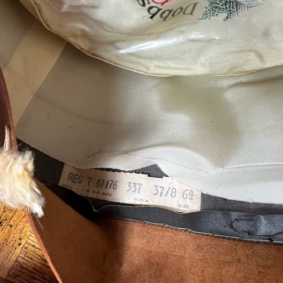 Dobbs Rainbow vintage fedora size 6 3/4 - Picture 3 of 12